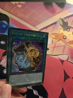 YUGIOH- Pot of Prosperity - RA01-EN066 - Quarter Century Secret Rare - 1st Ed - Image 2