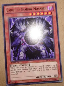 Yu-Gi-Oh! Cauis The Shadow Monarch BP01-EN018 Rare 1st Edition - Image 1