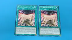 2x DOGMATIKALAMITY SPELL LIOV-EN053 1ST EDITION COMMON YUGIOH NM UNPLAYED - Image 1