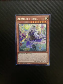 YuGiOh! DUAD-EN009 Artmage Finmel 1st Edition Secret Rare NM - Image 1