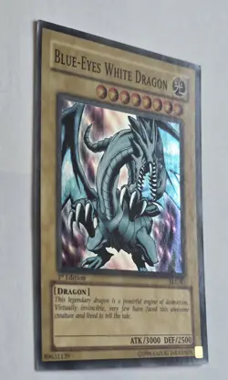 1996 1st ED Blue-Eyes White Dragon SKE-001 Starter Kaiba Evolution Yugioh NM - Image 4