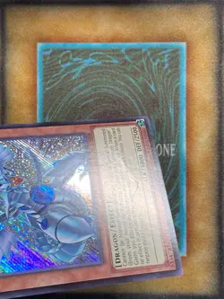 Yugioh Blue-Eyes Shining Dragon LCKC-EN008 Secret Rare MP - Image 2