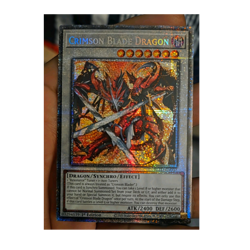 Yu-Gi-Oh! Crimson Blade Dragon Synchro Effect 1st Ed Holo ATK 2400 DEF 2600 - Image 1