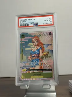 One Piece O-Nami CS 25-26 Event Pack Championship Promo OP06-101 English PSA 10 - Image 1