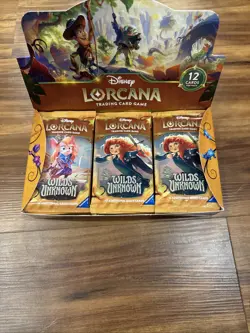 Disney Lorcana TCG Wilds Unknown English 24x New Sealed Booster Packs - Image 1