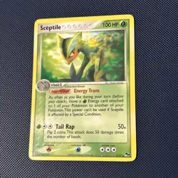 Pokemon Card Sceptile 5/17 Pop Series 4 Promo Non Holo Near Mint - Image 1