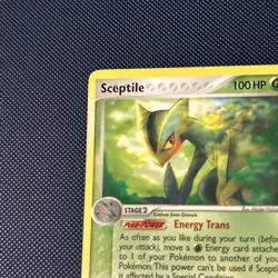 Pokemon Card Sceptile 5/17 Pop Series 4 Promo Non Holo Near Mint - Image 2