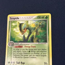 Pokemon Card Sceptile 5/17 Pop Series 4 Promo Non Holo Near Mint - Image 3