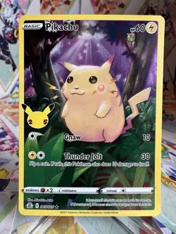 2021 Pikachu | Pokemon TCG Celebrations 005/025 Holo Rare Full Art Card - Image 1