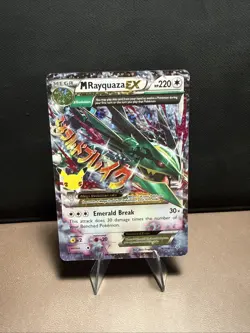 M Rayquaza EX Celebrations Classic Collection Holo Ultra Card 76/108 - Image 1
