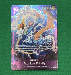 One Piece Monkey.D.Luffy P-099 Promo Pack Four Emperors Card 🔥 - Image 2