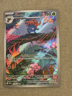 Pokemon TCG Gloom Sv03: Obsidian Flames Holo Illustration Rare Card 198/197 - Image 1