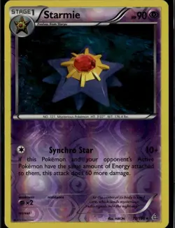 Starmie Rare XY Primal Clash 73/160 Psychic Reverse Holo Pokemon Card - Image 1
