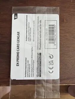 Pokemon TCG Gengar GameStop Exclusive Stamped Promo Card Sealed NM - Image 2