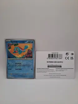 Pokemon Center Squirtle Promo Reverse Holo Card 007/165 Near Mint Condition - Image 2