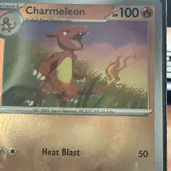 Pokemon Charmeleon 021/217 ASC Foil 100 HP Julie Hang Stage 1 Card - Image 3