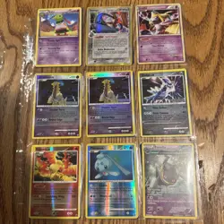 Rare mixed lot pokemon tcg holo and star cards - Image 3