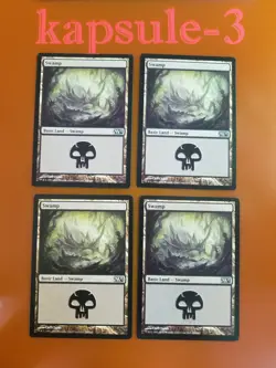 4x Swamp | Basic Land 240/249 | M13 Magic 2013 | MTG Magic Cards - Image 3
