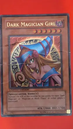 Damaged Dark Magician Girl RDS-ENSE2 Limited Edition Ultra Rare YuGiOh - Image 1