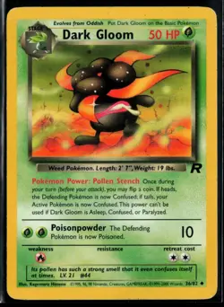 2000 Classic - Team Rocket Dark Gloom #36 Non Holo Pokemon Card - Image 1