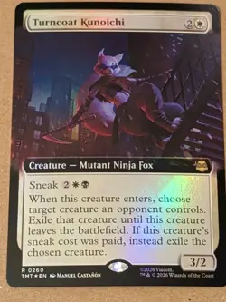 Turncoat Kunoichi (Extended Art) Foil #260 NM MTG TMT Magic - Image 1