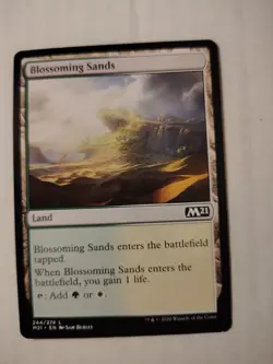 Blossoming Sands (244) – Core Set 2021 – MTG Magic the Gathering - Image 1