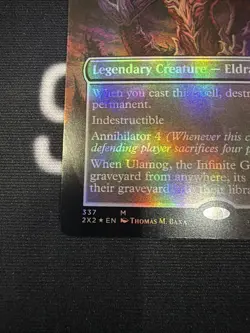 Ulamog, The Infinite Gyre Borderless Foil Double Masters MTG - Image 5