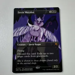 Wizards of the Coast Faerie Macabre Special Guest Creature Black 0134 Nathanna … - Image 1