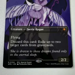 Wizards of the Coast Faerie Macabre Special Guest Creature Black 0134 Nathanna … - Image 4