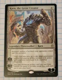 Karn, the Great Creator - War of the Spark Regular 001/264 R WAR - Image 1