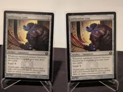 2X Infiltration Lens 167 Uncommon Scars of Mirrodin MTG Near Mint - Image 1