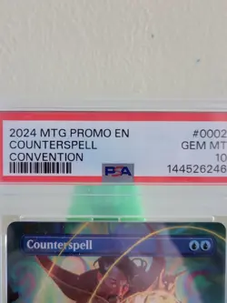 2024 Magic The Gathering MTG Marvel Counterspell Foil Dr. Strange Promo PSA 10 - Image 2