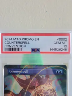 2024 Magic The Gathering MTG Marvel Counterspell Foil Dr. Strange Promo PSA 10 - Image 3
