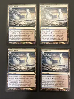 4x Frost Marsh ColdSnap MTG Magic UP NM - Image 1