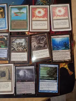 MTG Unlimited Wheel of Fortune, Beta Forest, Zendikar Full Art Lands, Crap Rares - Image 2