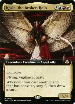 1x Kasla, the Broken Halo - Extended NM Eng MTG - March of the Machine Commander - Image 1
