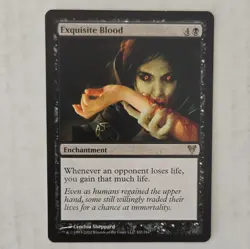 Wizards of the Coast Exquisite Blood AVR Foil Eng Rare #102/244 - Image 1