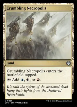 1x Crumbling Necropolis NM Eng MTG - Commander : Lost Caverns of Ixalan - Image 1