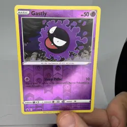 Pokemon - Gastly 055/198 - Reverse Holo - Chilling Reign - Near Mint - Image 1