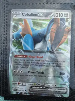 Pokemon TCG Cobalion ex Chaos Rising 064/086 Card ENGLISH - Image 1