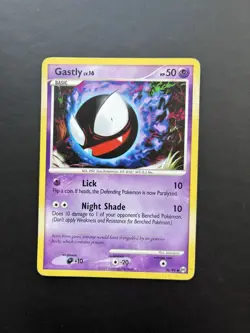 Pokemon TCG Gastly Arceus Uncommon Card 36/99 Regular LP - Image 1