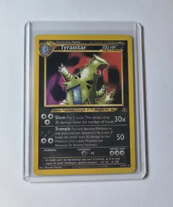 Pokemon Tyranitar 31/75 Neo Discovery Rare Regular 2001 Stage 2 Rare - Image 1