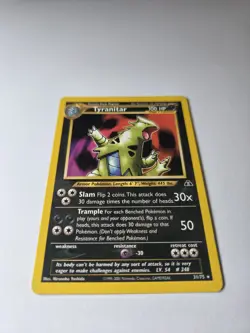 Pokemon Tyranitar 31/75 Neo Discovery Rare Regular 2001 Stage 2 Rare - Image 4