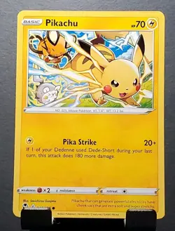 Pokemon 049/195 PIKACHU Silver Tempest pack fresh NM/MT - Image 1