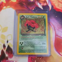 Pokemon Dark Vileplume 13/82 Team Rocket Holo Rare WOTC - Image 1