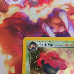 Pokemon Dark Vileplume 13/82 Team Rocket Holo Rare WOTC - Image 3