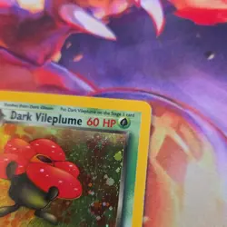 Pokemon Dark Vileplume 13/82 Team Rocket Holo Rare WOTC - Image 4