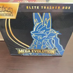 🥊 Pokemon Mega Evolution Lucario ETB – Elite Trainer Box NEW Sealed 🥊 - Image 1