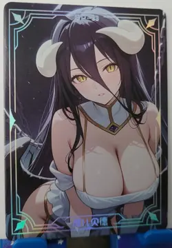 Albedo Overlord SP Card Goddess Story Under the Nightgown Waifu SP-33 - Image 1