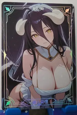 Albedo Overlord SP Card Goddess Story Under the Nightgown Waifu SP-33 - Image 2